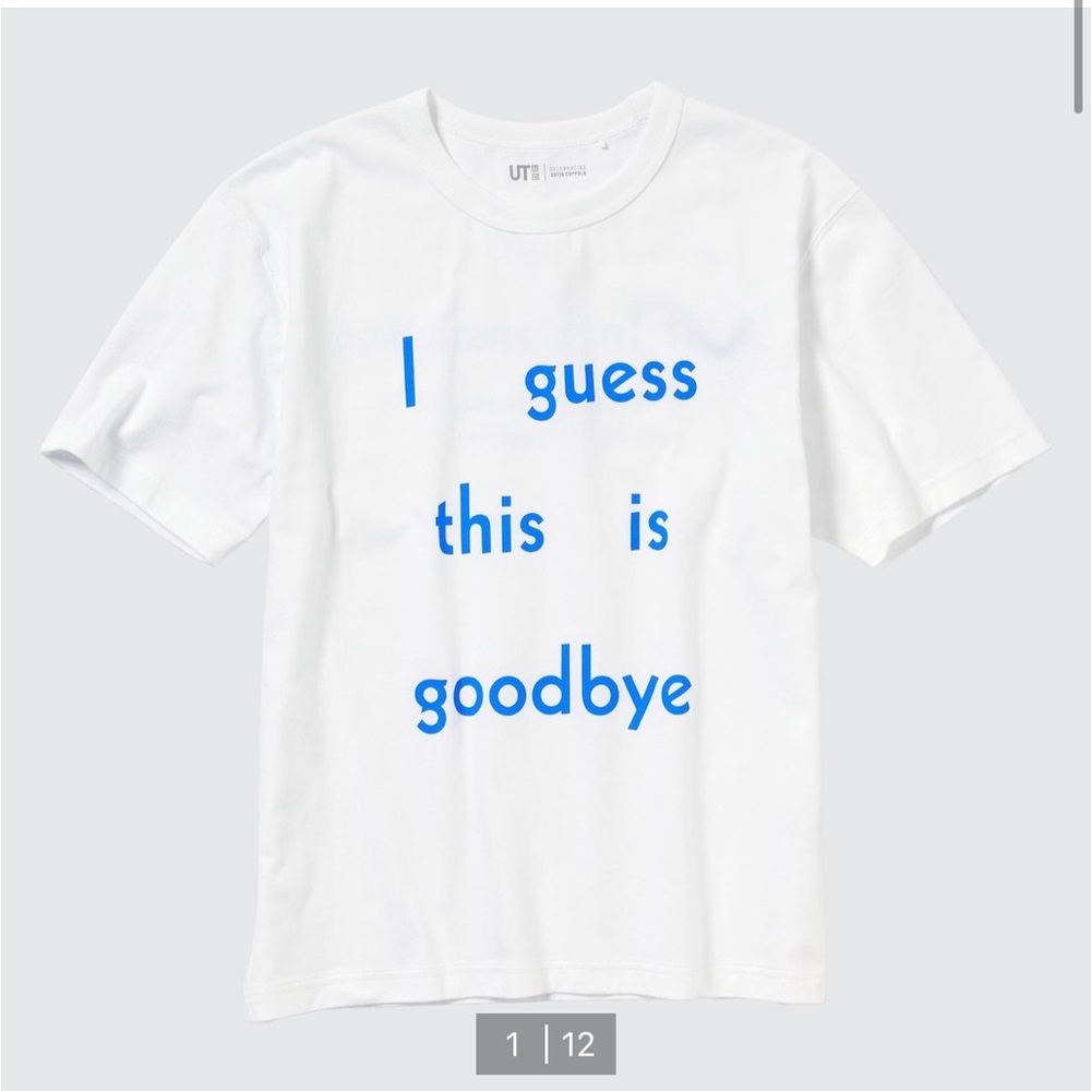 Sold out limited edition Uniqlo x Sophia Coppola Lost In Translation Tee
